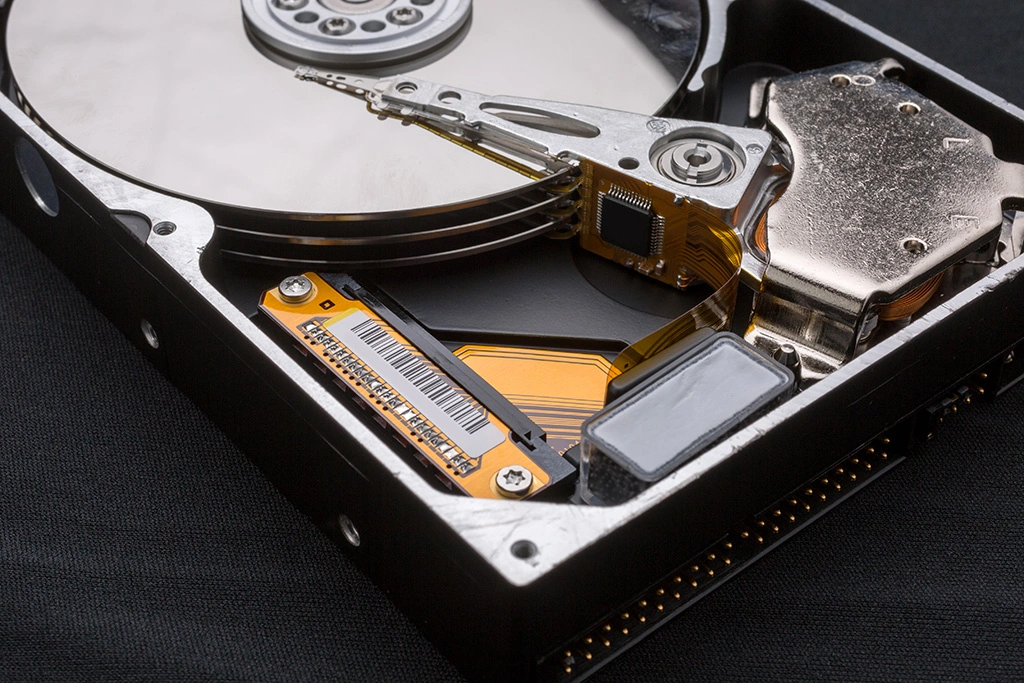 Datenrettung Festplatte: Bild einer Festplatte